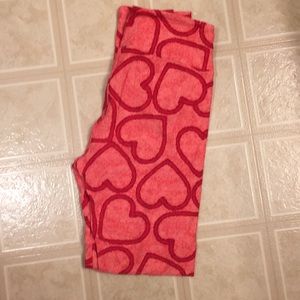Lularoe valentine leggings OS